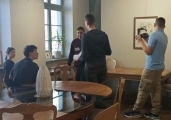  Sebastian Knigawka wraz z  finalistami OlimpiadaSolidarności