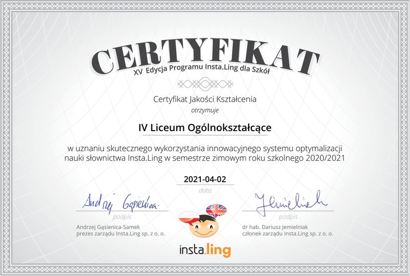 mt_ignore: Certyfikat